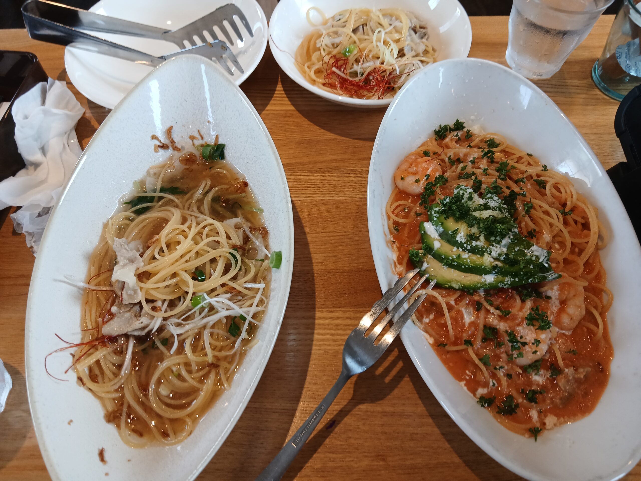 ネギしゃぶパスタ